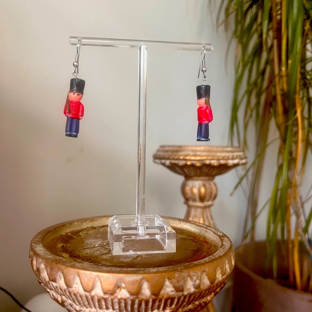 80s changing of the guard earrings
